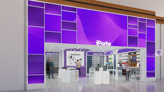Exterior of Hudson's new store, iPorte.